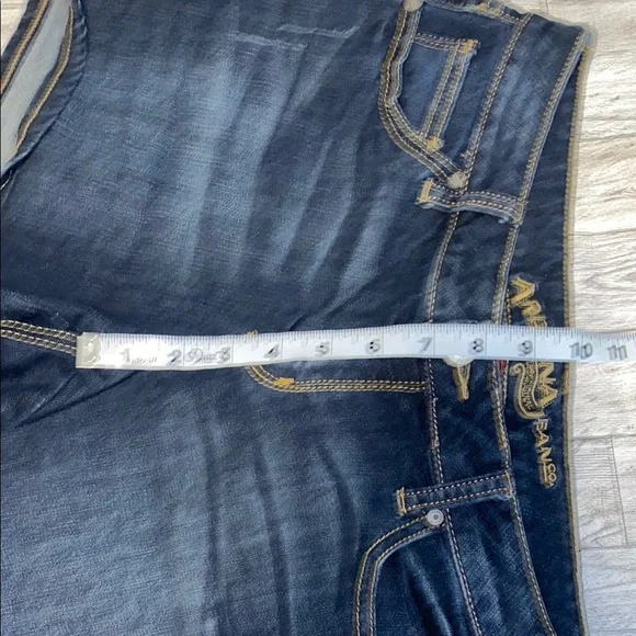 Arizona Jean Company Blue Jean Shorts Classic Style Size 9 - Picture 5 of 6
